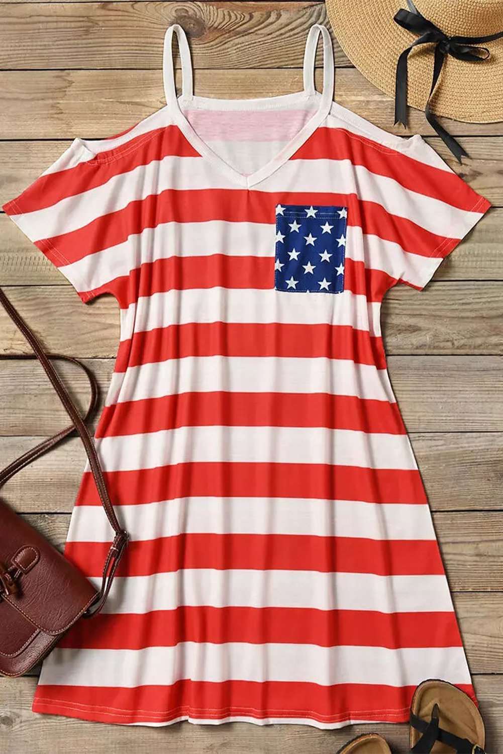 American Flag Dress American Flag Dress - M&R CORNERDress Trendsi