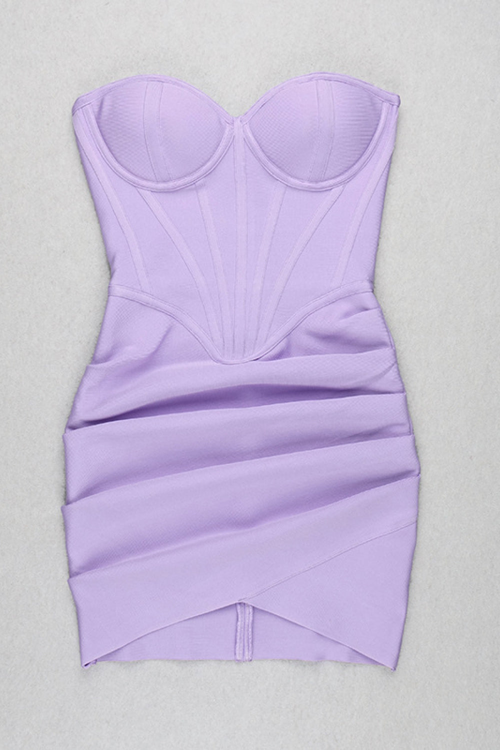 Strapless Ruched Bodycon Dress