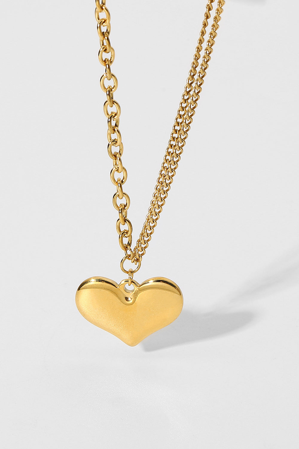 Heart-Shaped Pendant Necklace Heart-Shaped Pendant Necklace - M&R CORNER Trendsi