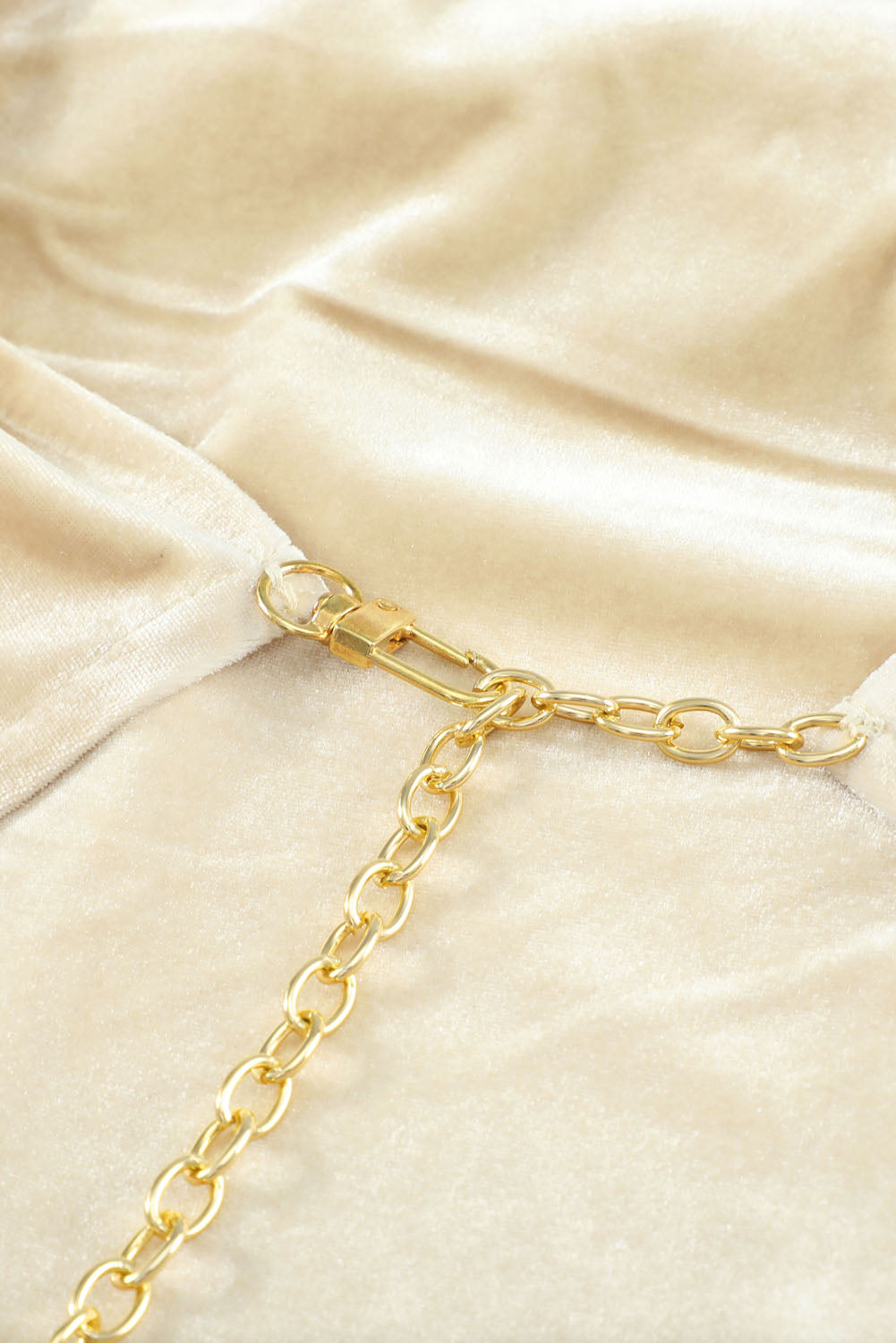 Ruched Chain Crisscross Backless Mini Dress