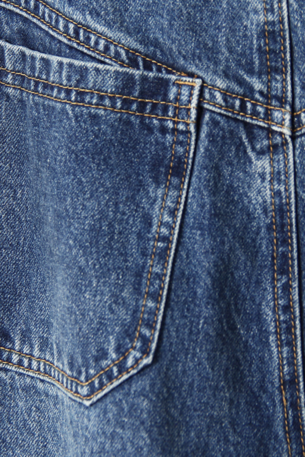Lace Up Detail Wide Leg Jeans