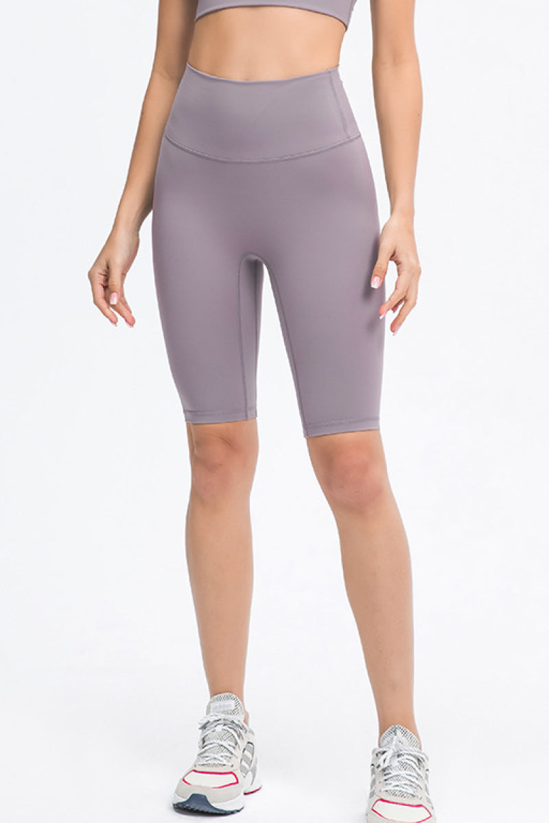 Seamless Front Trainer Shorts Seamless Front Trainer Shorts - M&R CORNERActivewear M&R CORNER Lavender / 4