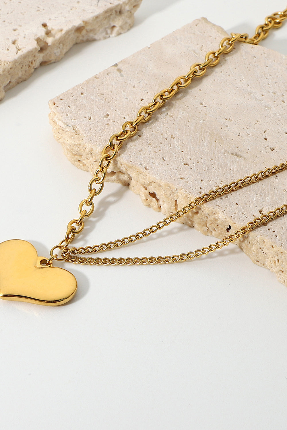 Heart-Shaped Pendant Necklace Heart-Shaped Pendant Necklace - M&R CORNER Trendsi