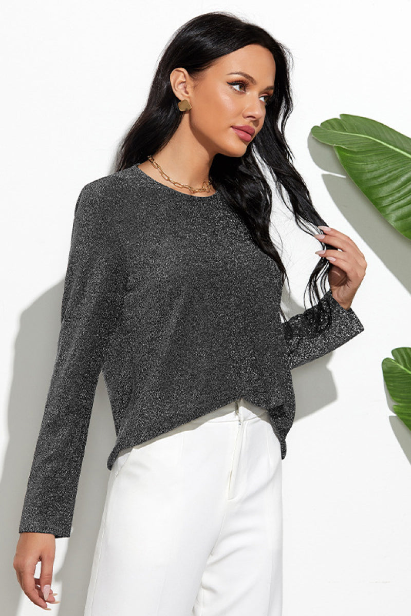 Solid Round Neck Base Top