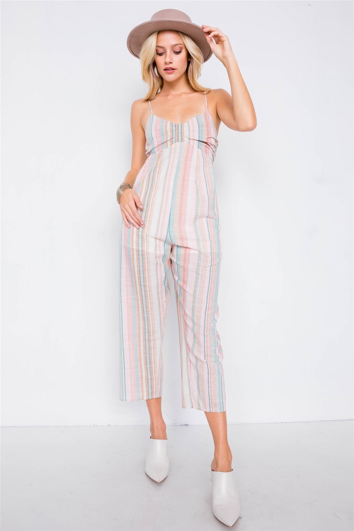 Jessica Smocking Back Jumpsuit Jessica Smocking Back Jumpsuit - M&R CORNER M&R CORNER