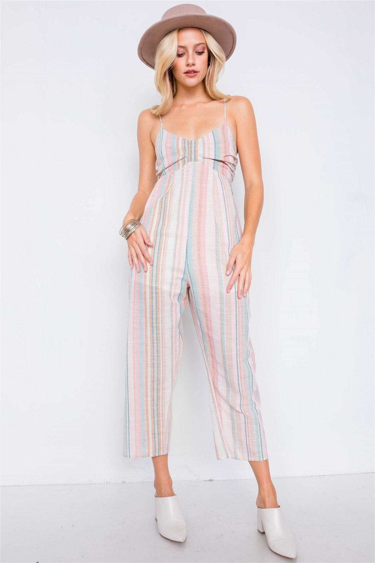 Jessica Smocking Back Jumpsuit Jessica Smocking Back Jumpsuit - M&R CORNER M&R CORNER S