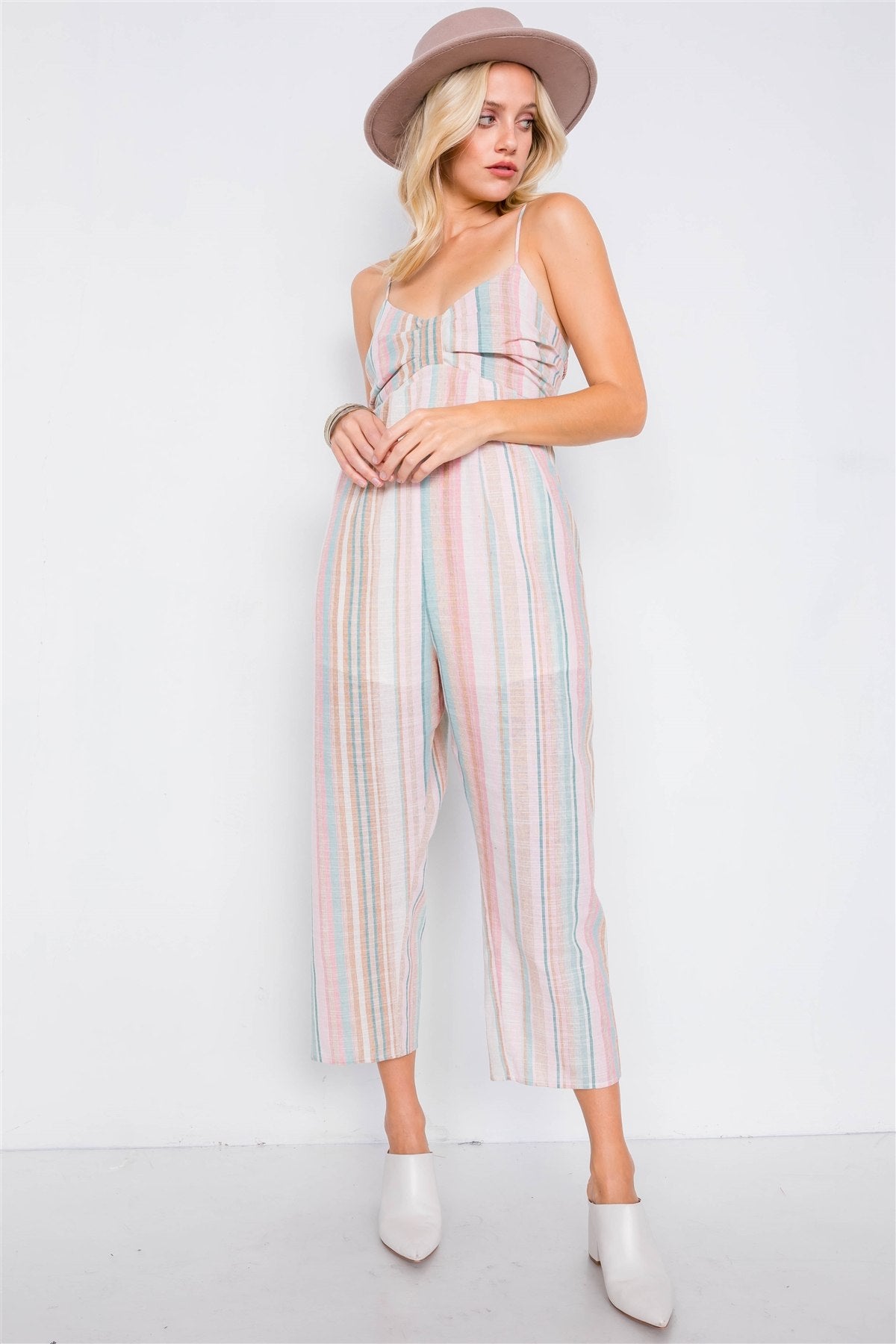 Jessica Smocking Back Jumpsuit Jessica Smocking Back Jumpsuit - M&R CORNER M&R CORNER