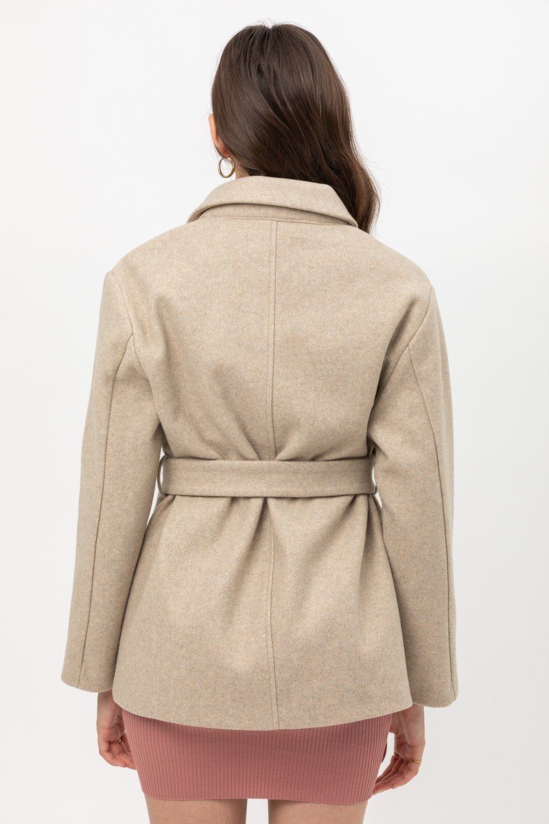 Fleece Belted Coat Fleece Belted Coat - M&R CORNER M&R CORNER