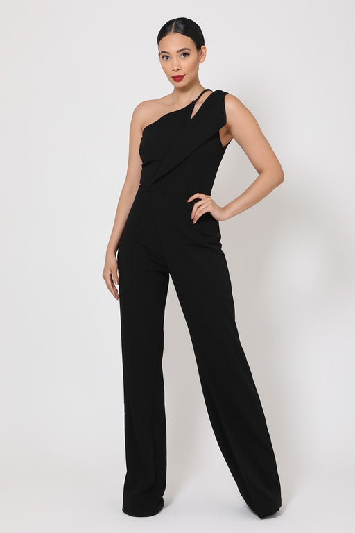 One Shoulder Jumpsuit W/ Small Opening One Shoulder Jumpsuit W/ Small Opening - M&R CORNER M&R CORNER