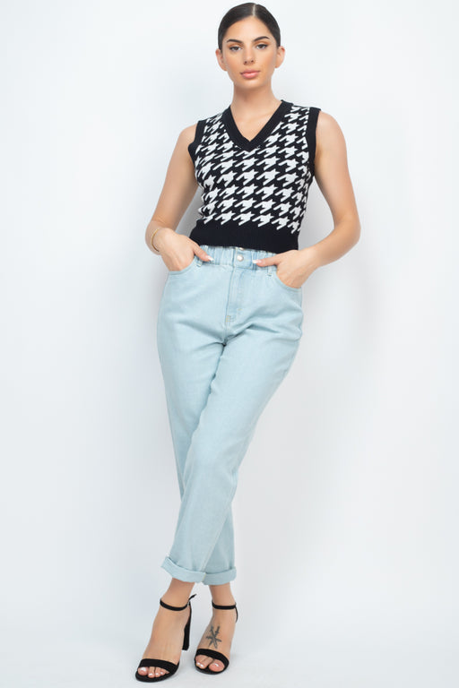Double Button High-waisted Jeans Double Button High-waisted Jeans - M&R CORNER M&R CORNER