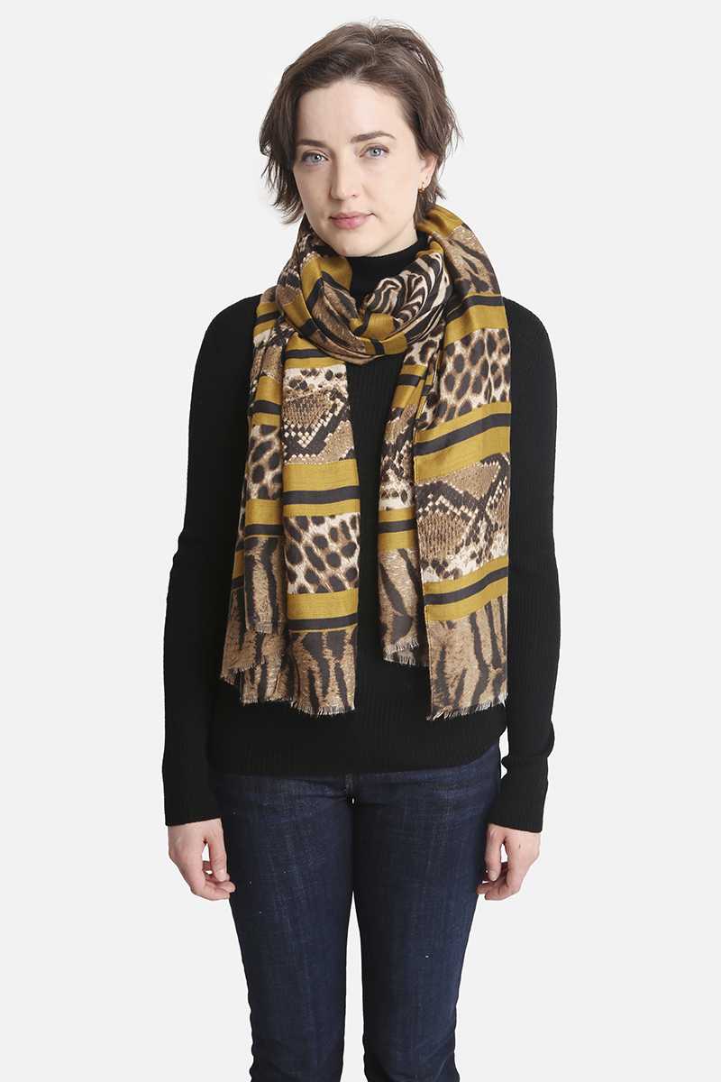 Fashion Animal Print Skinny Scarf Fashion Animal Print Skinny Scarf - M&R CORNER M&R CORNER