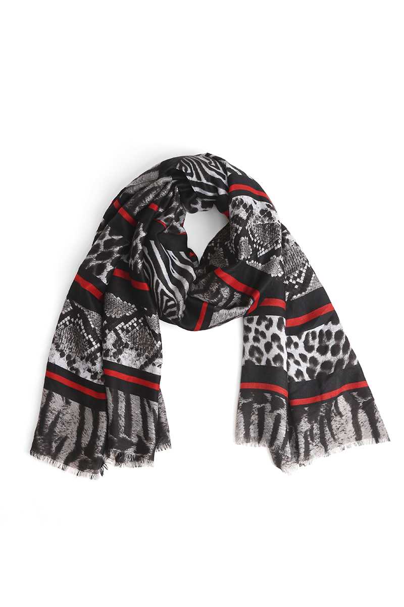 Fashion Animal Print Skinny Scarf Fashion Animal Print Skinny Scarf - M&R CORNER M&R CORNER