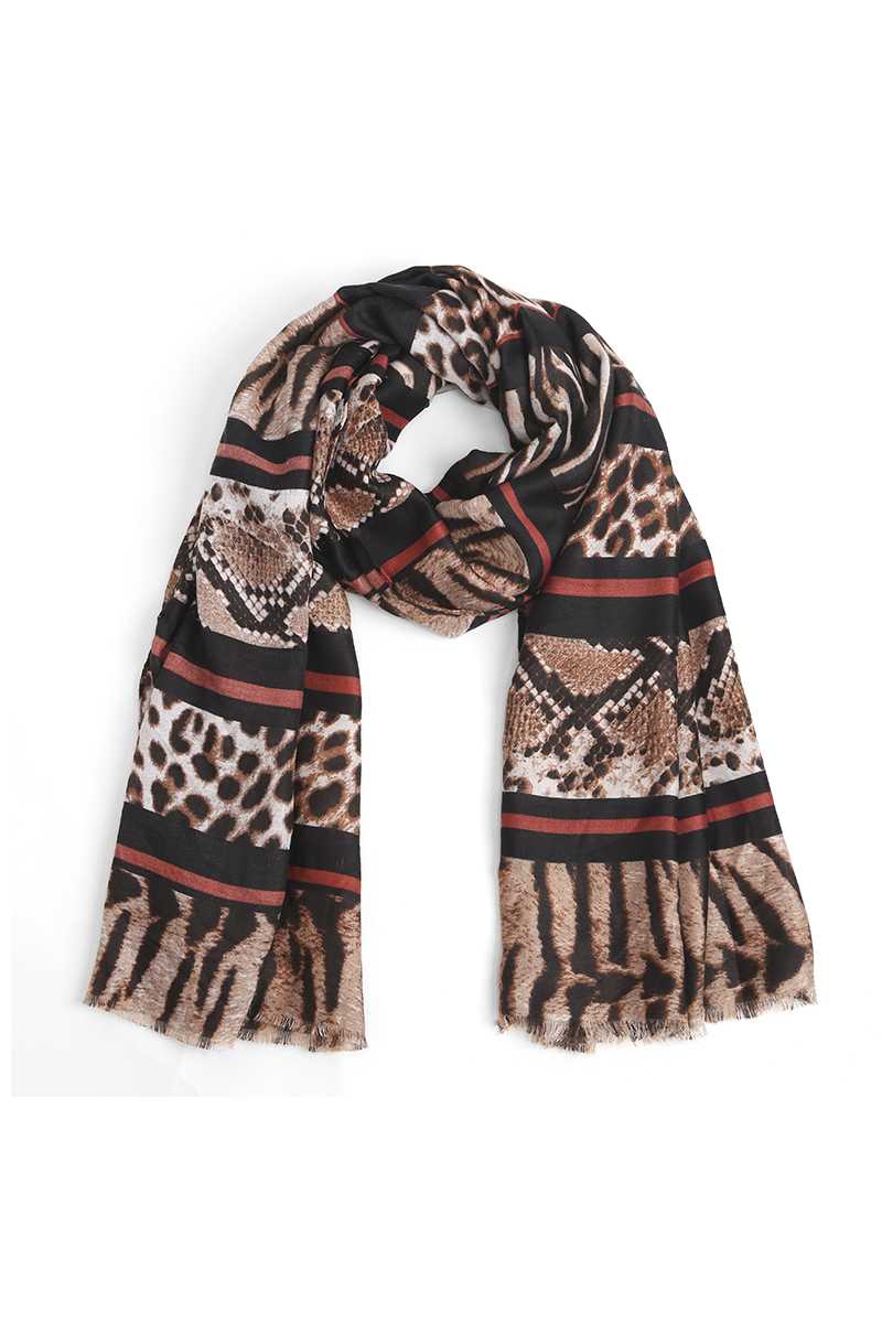 Fashion Animal Print Skinny Scarf Fashion Animal Print Skinny Scarf - M&R CORNER M&R CORNER