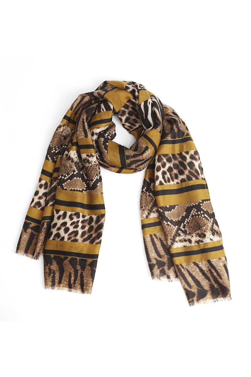 Fashion Animal Print Skinny Scarf Fashion Animal Print Skinny Scarf - M&R CORNER M&R CORNER