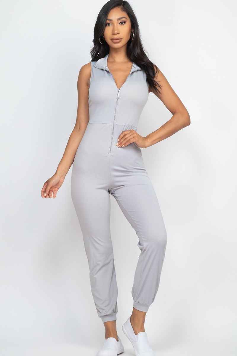 Zip Front Jumpsuit Zip Front Jumpsuit - M&R CORNER M&R CORNER