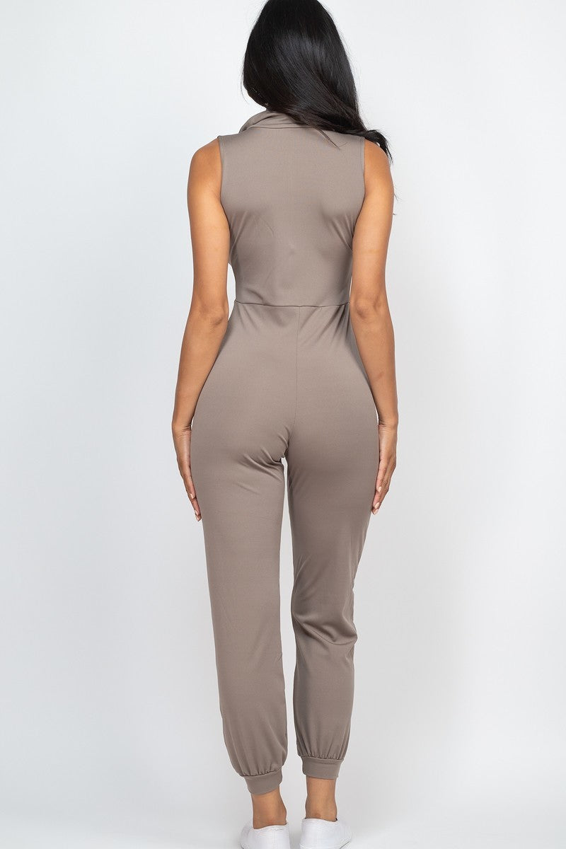 Zip Front Jumpsuit Zip Front Jumpsuit - M&R CORNER M&R CORNER