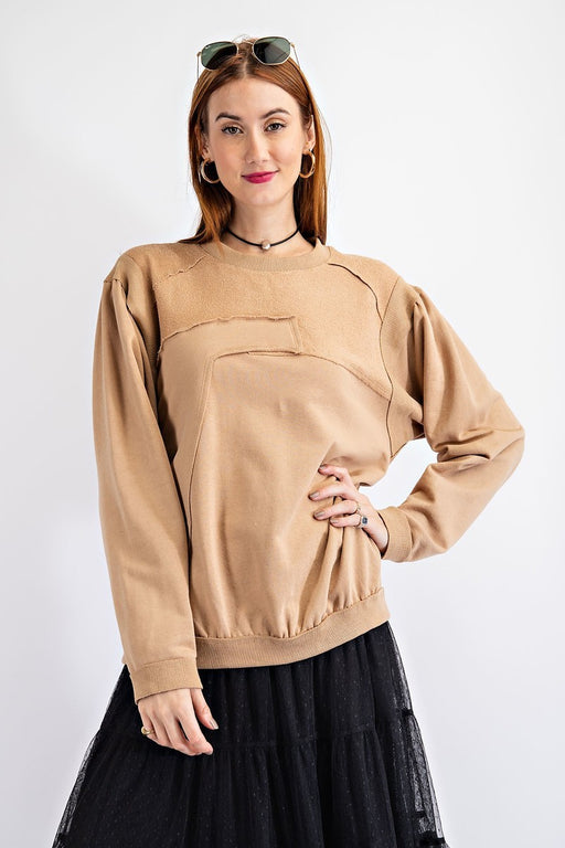 Terry Knit Loose Fit Pullover Terry Knit Loose Fit Pullover - M&R CORNER M&R CORNER