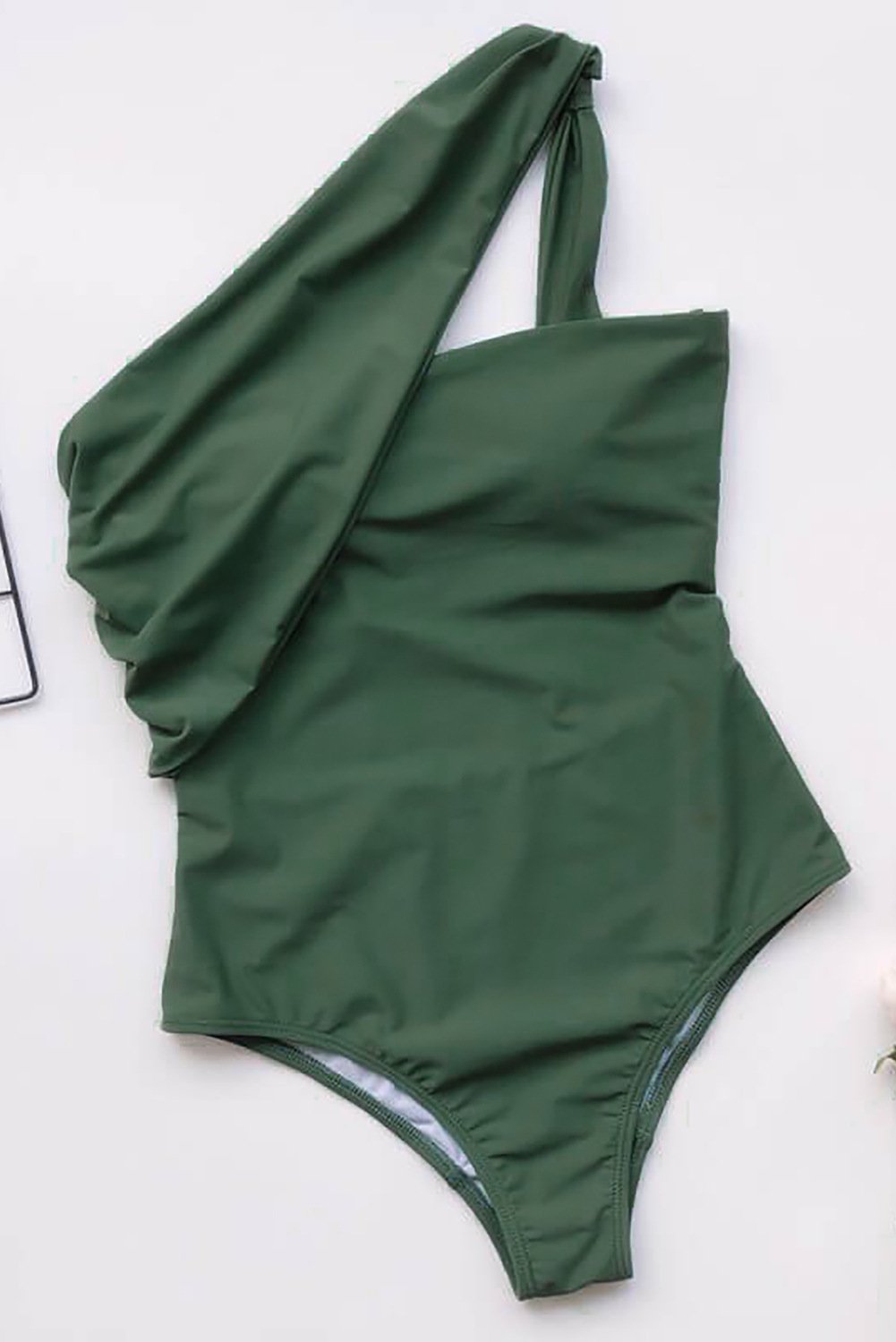 Asymmetrical Shoulder Swimsuit Asymmetrical Shoulder Swimsuit - M&R CORNERBikini M&R CORNER