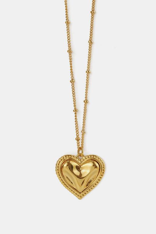 Framed Heart Pendant Necklace Framed Heart Pendant Necklace - M&R CORNER Trendsi Gold / One Size
