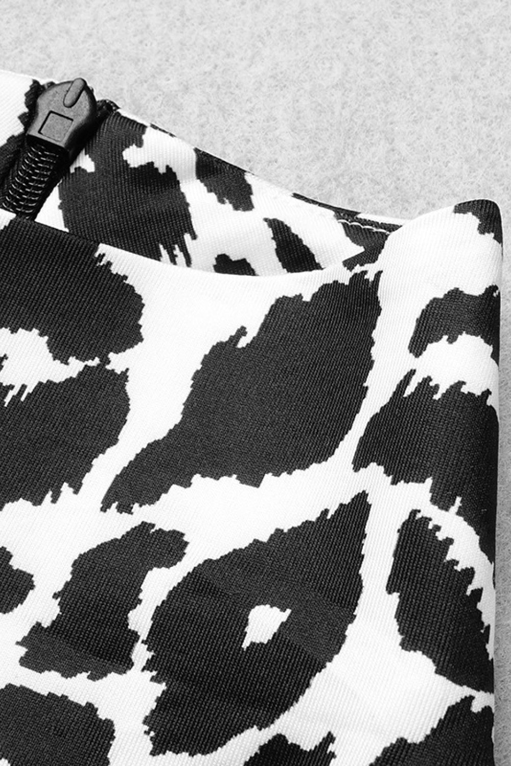 Leopard Print High Neck Long Sleeve Dress Leopard Print High Neck Long Sleeve Dress - M&R CORNERDresses Trendsi