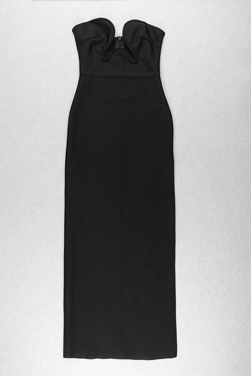Strapless Cutout Side Split Dress Strapless Cutout Side Split Dress - M&R CORNERDresses Trendsi Black / XS