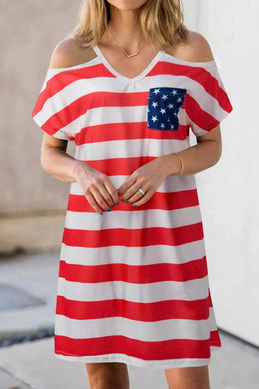 American Flag Dress American Flag Dress - M&R CORNERDress Trendsi Stripe / M