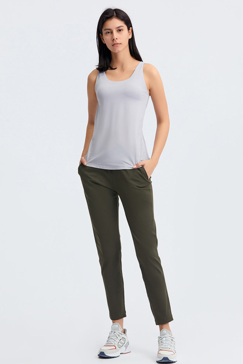 Ankle Cut Active Trousers