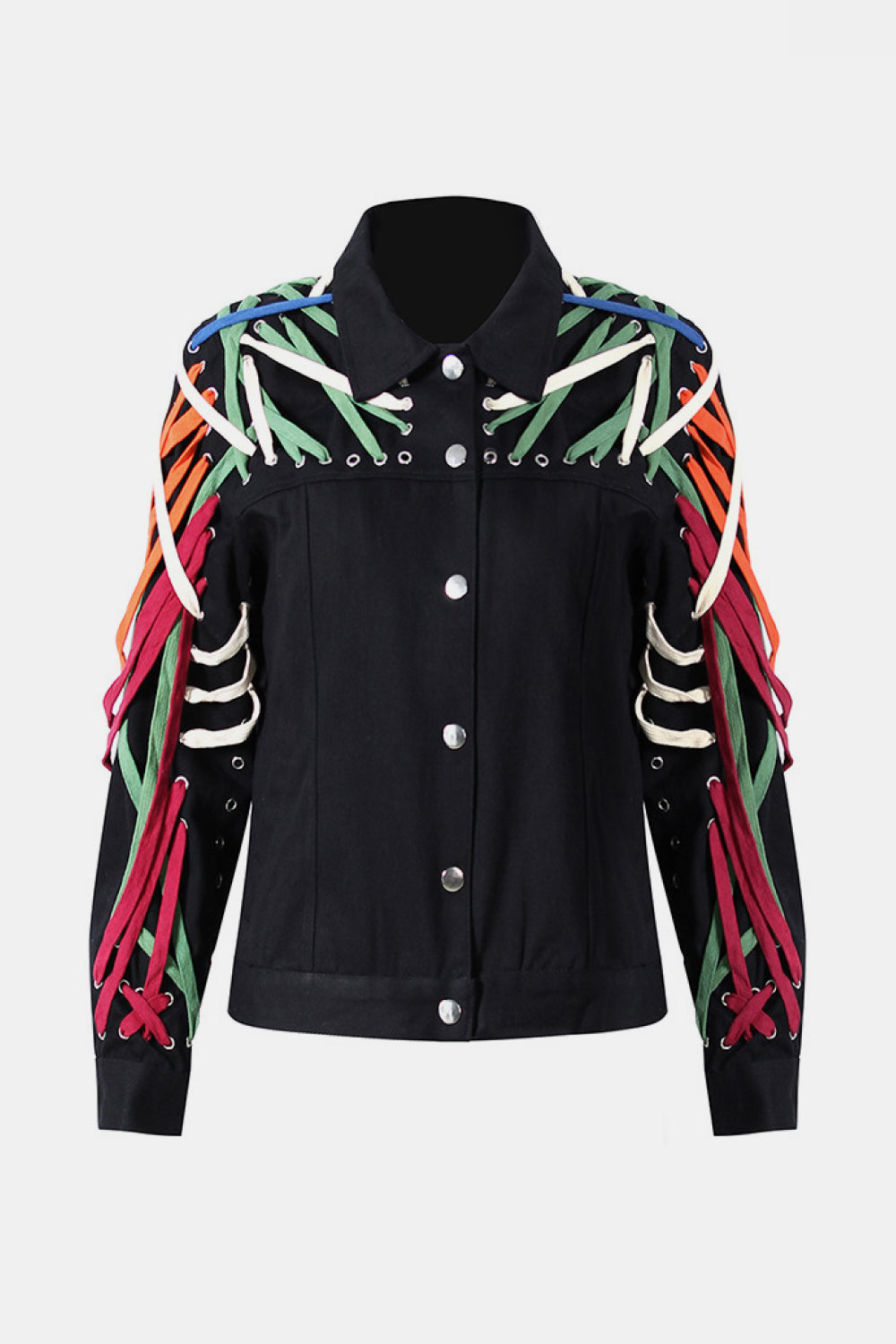 Dream Architect Button Down Jacket with Shoelace Detail