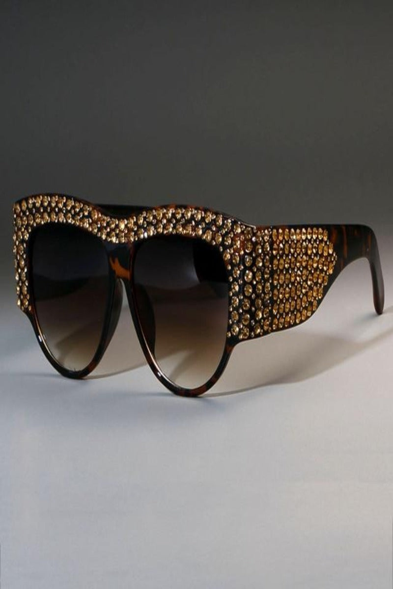 Bling Frame Fashion Sunglasses