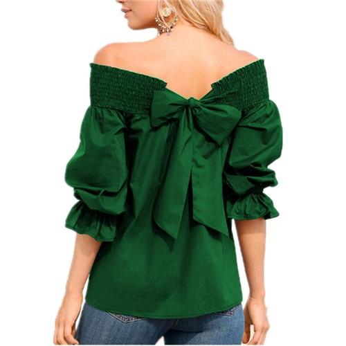 Sexy Off Shoulder Strapless Blouse