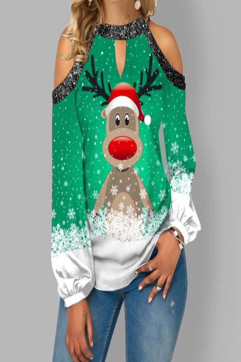 Christmas Festive Pullover Top